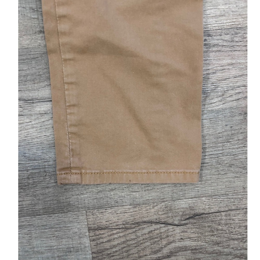 Pilcro Letterpress Anthropologie Women Tan Khaki Straight‎ Leg Pants Size 26 GUC - Picture 5 of 8